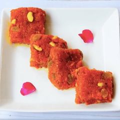 A picture of Carrot Burfi.