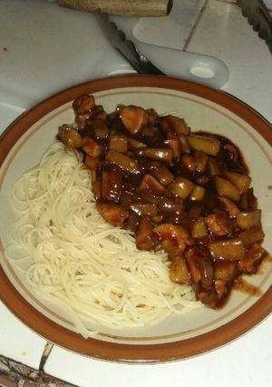 Foto resep Jjangmyeon kearifan lokal
