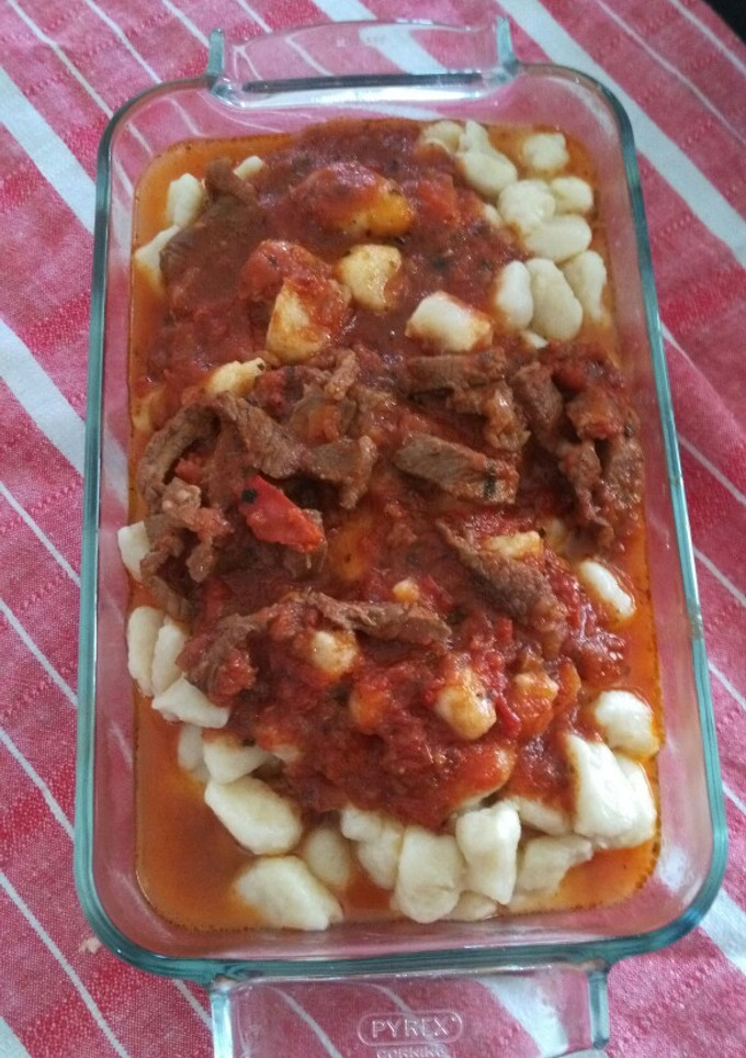 Una foto de Ñoquis de papas con harina y Almidón de Maíz