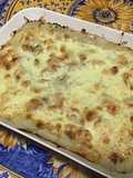 Gratin de blettes et panais au jambon blanc et emmental