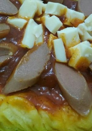 Foto resep Pizza Rice Cooker