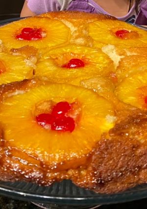 Foto resep Pineapple upside down cake