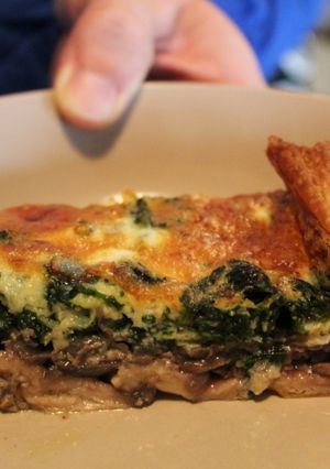 Foto di Sformato di cipolle caramellate, gorgonzola e spinaci