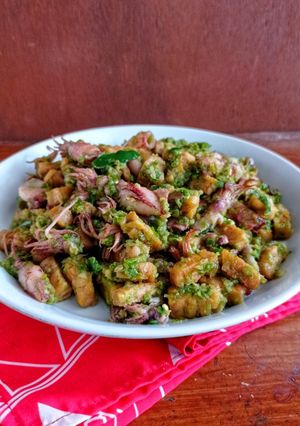 Foto resep Cumi Tempe Cabe Ijo