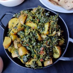 A picture of Methi Aloo Ki Sabji.