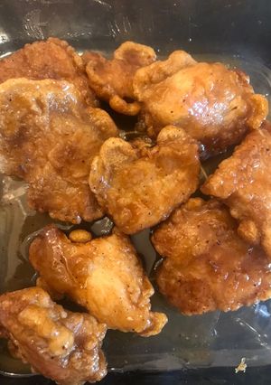 A picture of Honey Sesame Chicken.