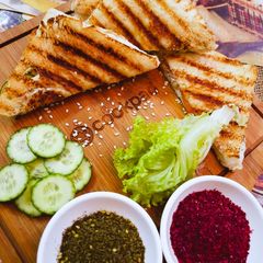 3 Spice Mediterranean Panini A picture of 3 Spice Mediterranean Panini.