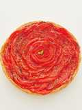 Tarte à la tomate /oignon nouveau