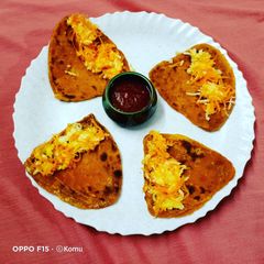 A picture of Carrot Paratha.