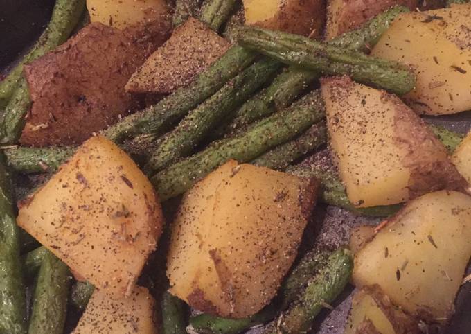 Resep  memasak Kentang Buncis Oven dijamin enak