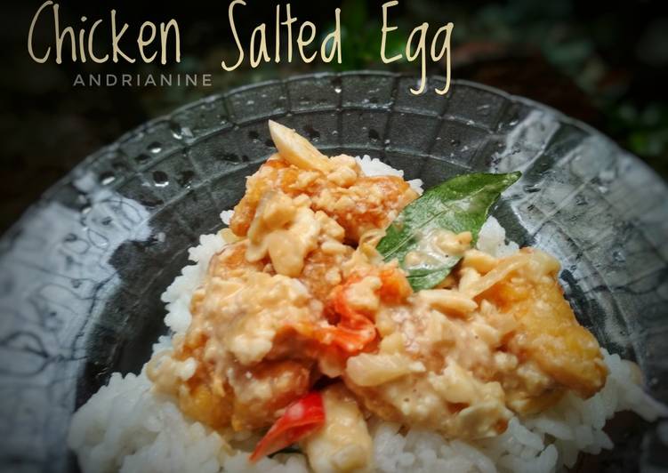 Bagaimana Membuat Chicken Salted Egg, Bikin Ngiler