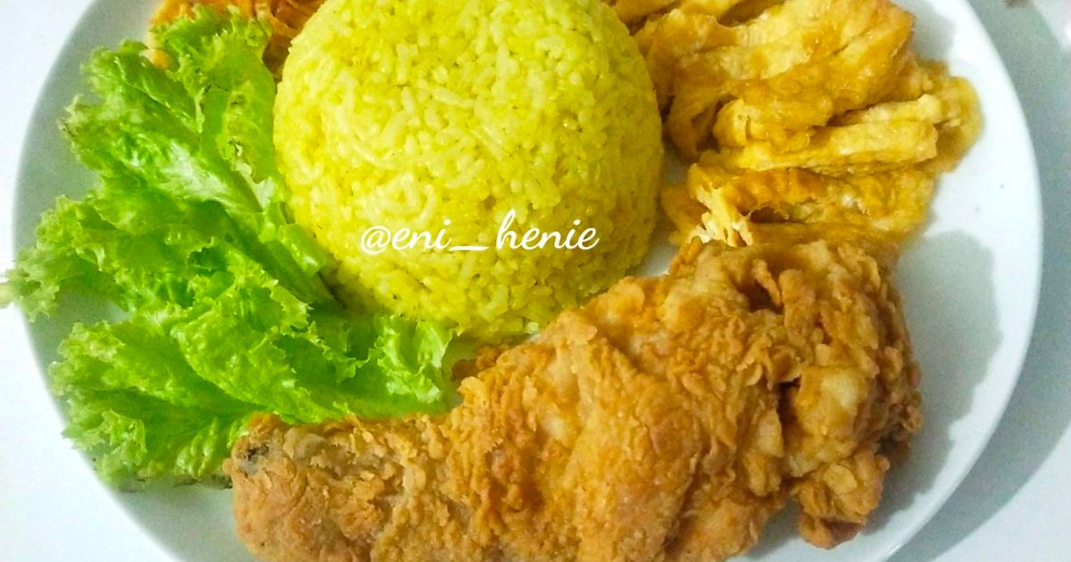 964. Ayam Goreng Crispy Ala Kobe (pelengkap nasi kuning praktis ala kobe)