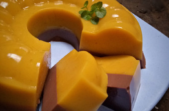 Anti Ribet, Membuat Puding Mangga Lapis Coklat Menu Enak