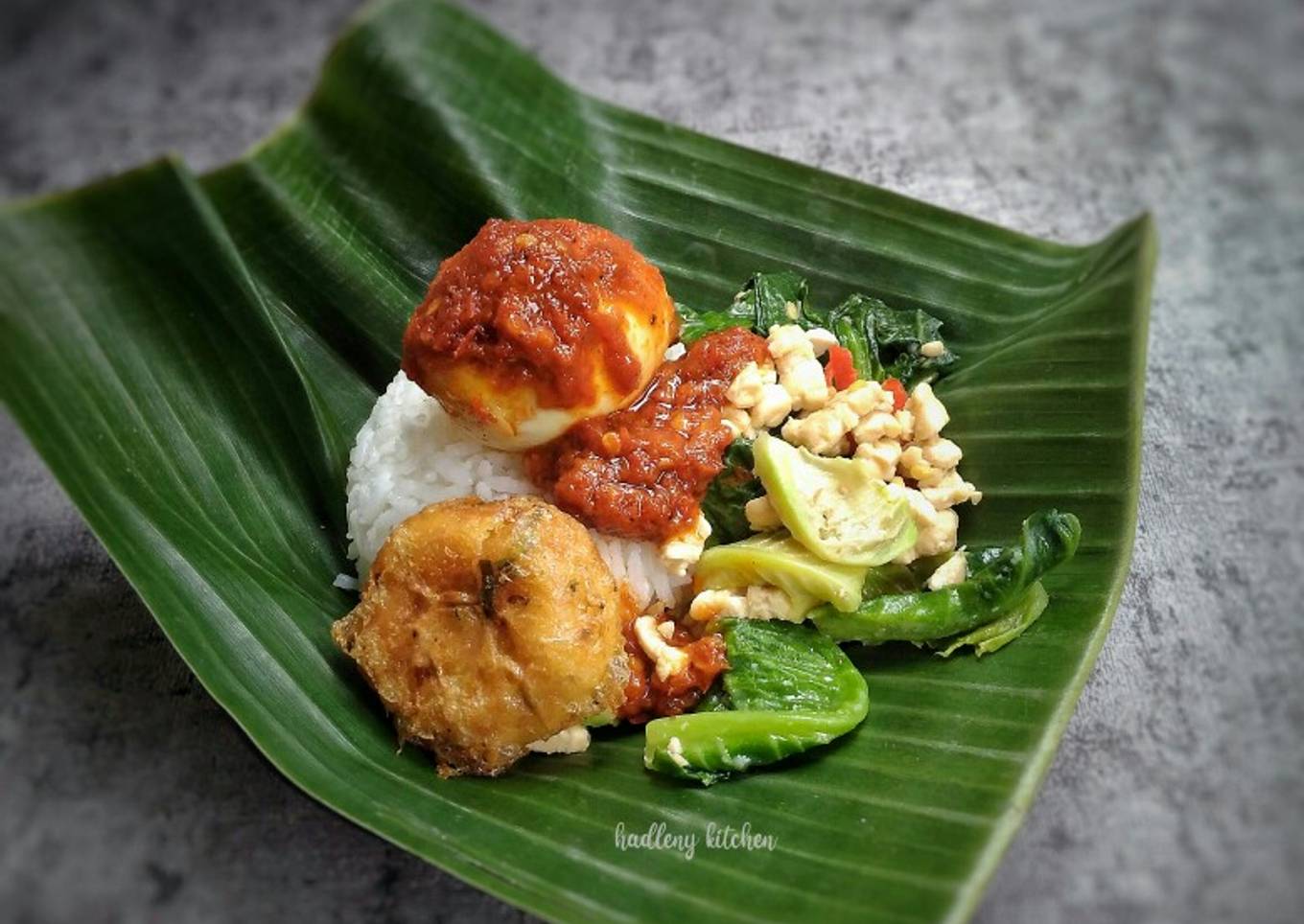 Nasi Telur Sambal Bajak
