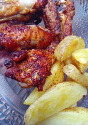 Una foto de Alitas de pollo picantes