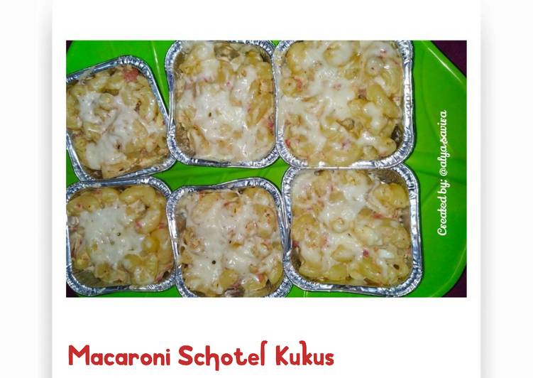 Bagaimana Membuat Macaroni schotel kukus anti ribet anti gagal yang Enak