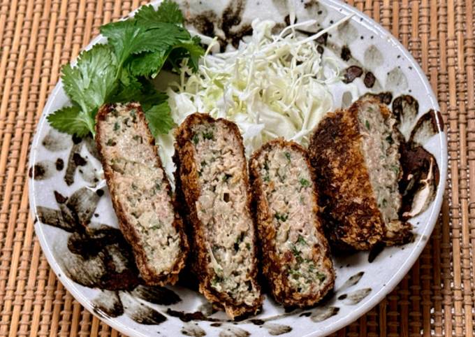 Ground Beef Cutlets with Herbs recipe main photo