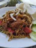 Mie basah pedas