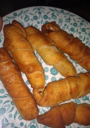 Una foto de Deditos de queso con bocadillos