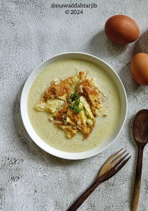Foto resep Telur Dadar Kuah Santan