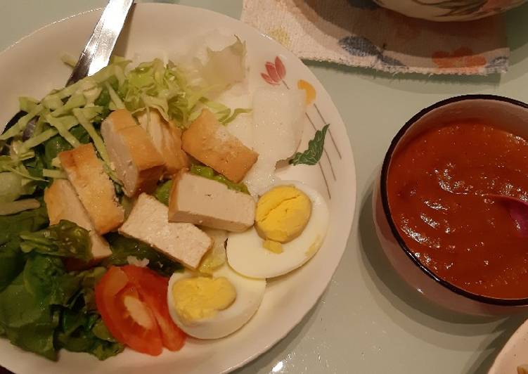 Gado gado ga ribet bumbu