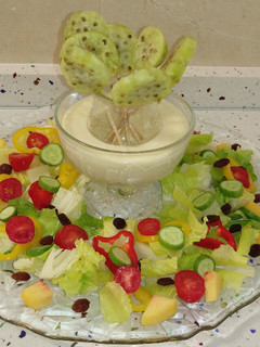 Una foto de Merienda vegetal con smoothie y piruletas de higo chumbo