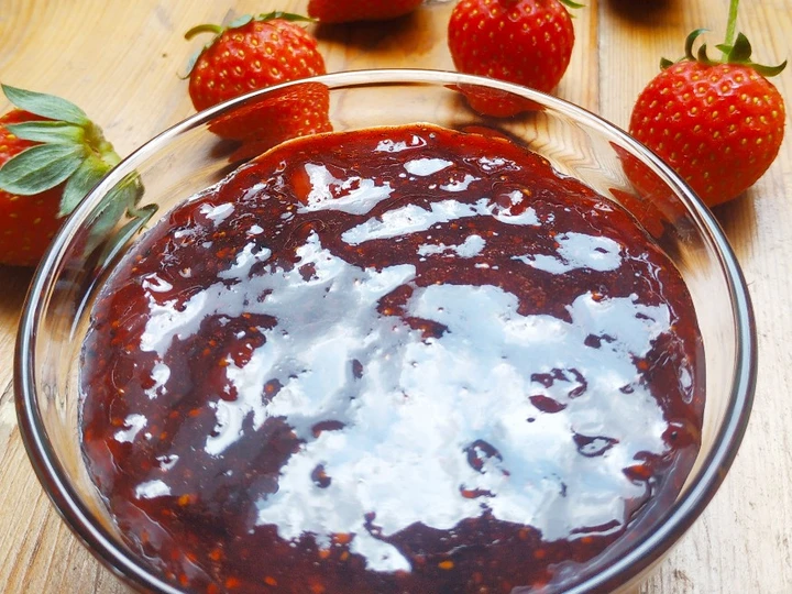 Langkah Gampang Menyiapkan Resep Selai strawberry yang Bisa Manjain Lidah Anti Ribet, Mantap