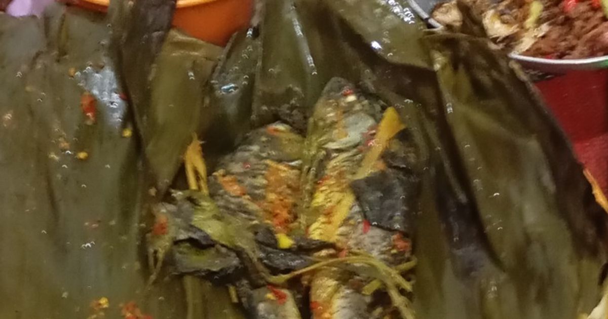 Pepes ikan mas alaa Mama anna