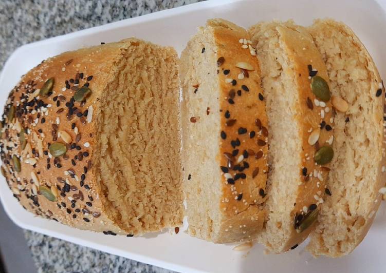 Easiest Way to Make Perfect Whole Wheat 5 Seed bread