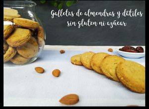 Una foto de Galletas de almendras y dátiles/ sin gluten ni azúcar