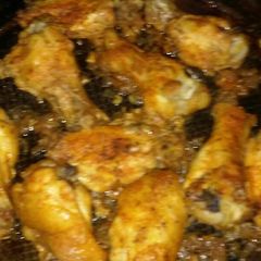 A picture of My Garlic Hot Wings.
