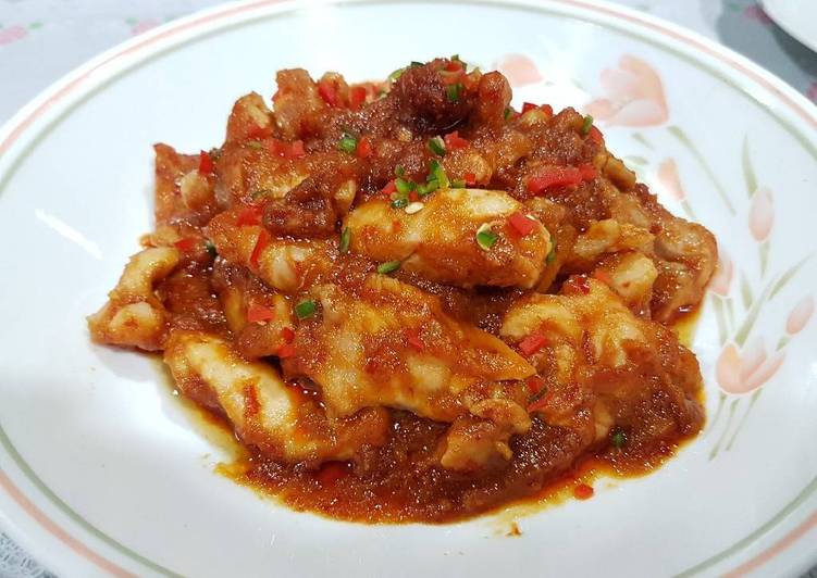 How to Prepare Favorite Sambal Tauchu Chicken (Ayam Sambal Taucu)