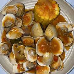 A picture of Kerang Kepa Saus Padang.