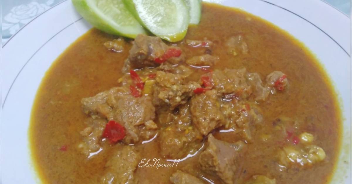 Resep Gulai daging sapi bumbu indofood oleh Eka Novianti Cookpad