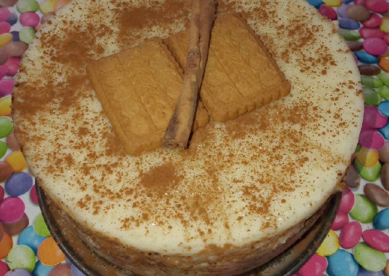 Tarta arroz con leche