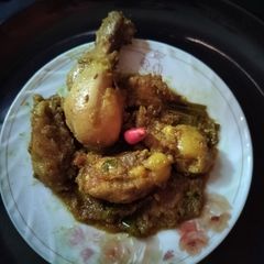 A picture of Bengali chicken kasa.