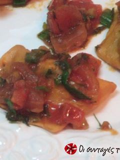 Φωτογραφία της συνταγής Ravioli με φρέσκια ζύμη και γέμιση σολομού