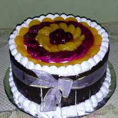 A picture of fruit cake.