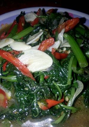 Foto resep Tumis daun lumai