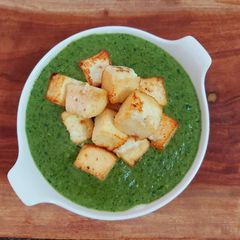 A picture of Saag Paneer.