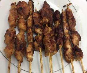 Resep mudah Sate ayam madura panggang teflon Yummy Mantul