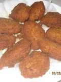 Frituras de chícharos y bacalao