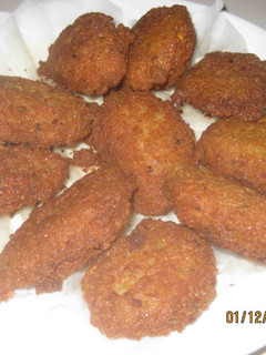 Una foto de Frituras de chícharos y bacalao