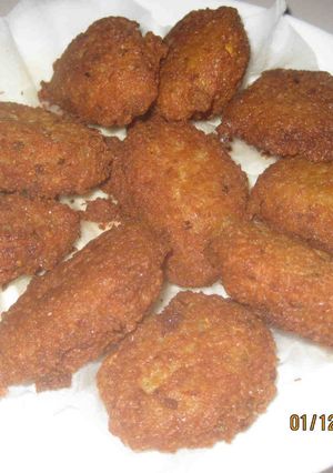 Una foto de Frituras de chícharos y bacalao