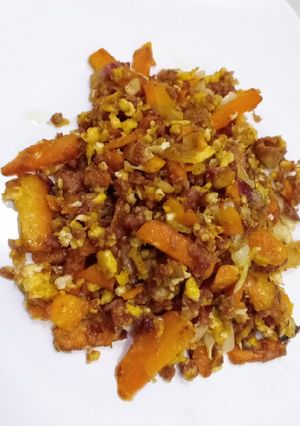 Foto resep Orak Arik Kornet Telur Sayur