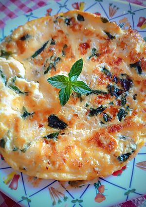 A picture of Leftover Round Zucchini White Frittata.