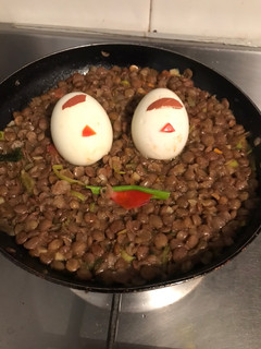 Una foto de Lentejas a la pimienta y cúrcuma