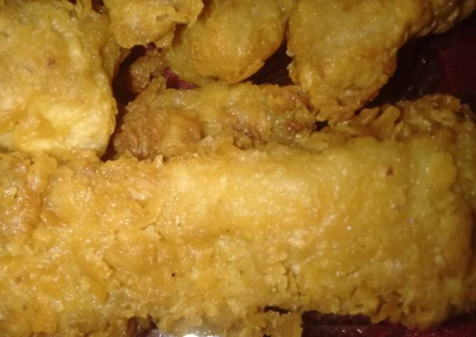 Standar Resep praktis membuat Ikan gurame goreng tepung  nikmat