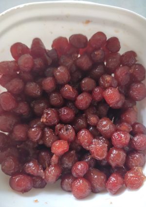 Hình của món Mứt chùm ruột.