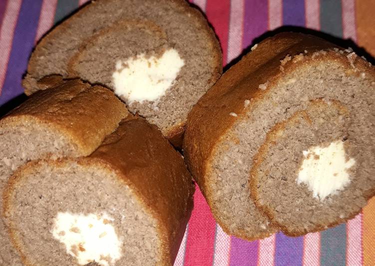 Resep Roll cake coklat isi keju yang Lezat Sekali